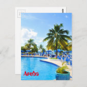 Aruba Postkarte (Vorne/Hinten)
