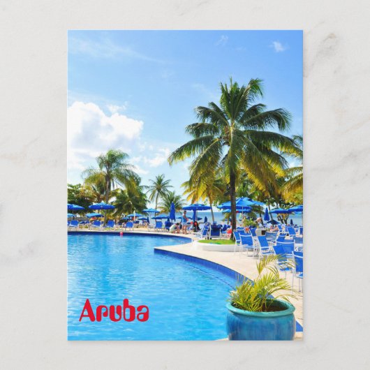 Aruba Postkarte (Vorderseite)