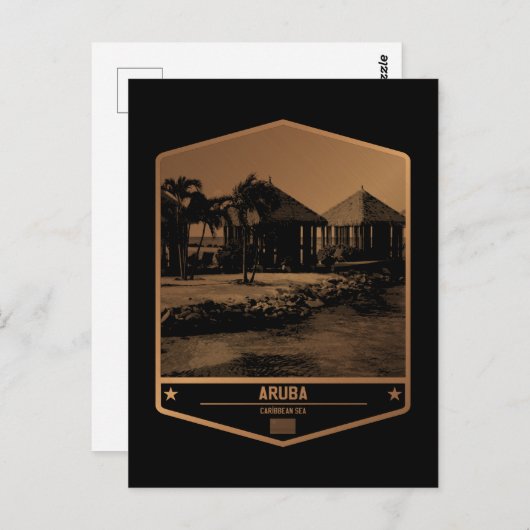 Aruba Postkarte (Vorne/Hinten)