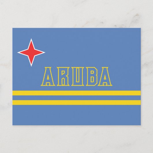 Aruba-Postkarte Postkarte (Vorderseite)
