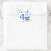 Aruba Quadratischer Aufkleber (Tasche)