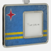 Aruba Rahmen-Ornament Silber (Rechts)