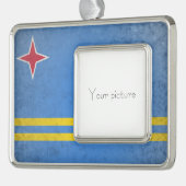 Aruba Rahmen-Ornament Silber (Links)