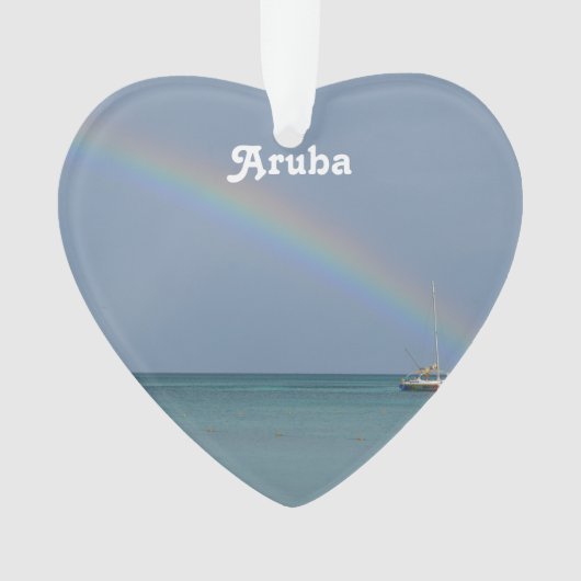 Aruba-Regenbogen Ornament (Vorderseite)