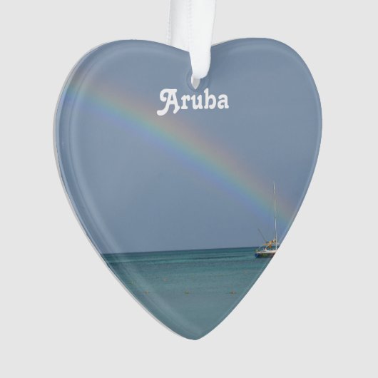 Aruba-Regenbogen Ornament (Vorderseite)