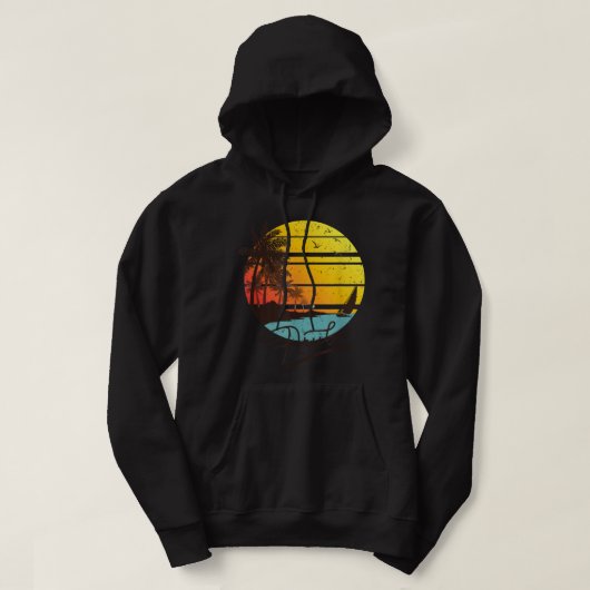 Aruba Retro Sommer Tropical Beach Hoodie (Design vorne)
