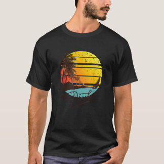 Aruba Retro Sommer Tropical Beach T-Shirt