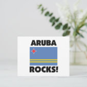 Aruba Rocks Postkarte (Stehend Vorderseite)