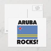 Aruba Rocks Postkarte (Vorne/Hinten)