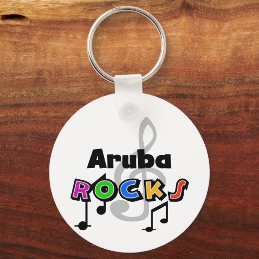Aruba Rocks Schlüsselanhänger (Vorderseite)