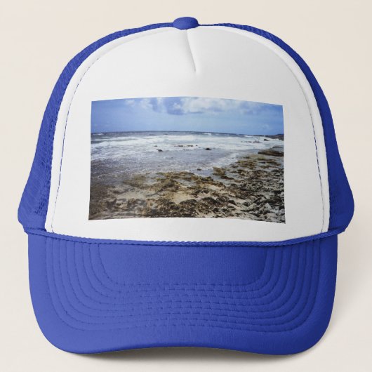 Aruba Rocky Ocean Truckerkappe (Vorderseite)