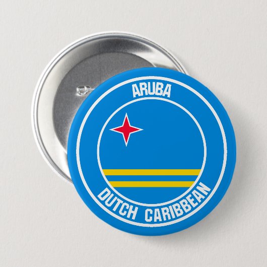 Aruba RundEmblem Button (Vorne & Hinten)