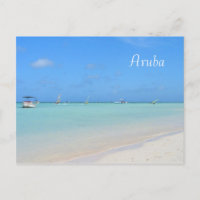 Aruba Sailboarding Postcard