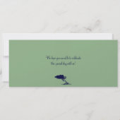 ARUBA Save the Date Boarding Pass (Rückseite)