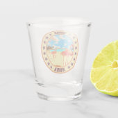 Aruba Schnapsglas (Rückseite)