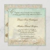 Aruba Sea Turtle Moderner Küstenstrand Einladung (Vorne/Hinten)