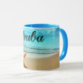 Aruba-Seestern Tasse (VorderseiteRechts)