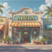 Aruba Shop Aufkleber (Vorderseite)