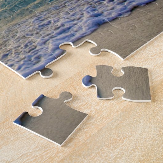 Aruba-Sonnenuntergang über beweglichem Meer Puzzle (Seite)