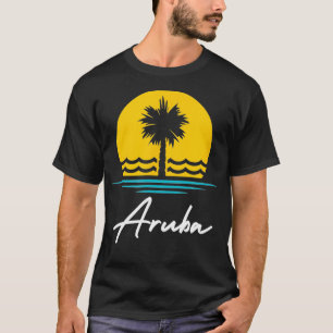 Aruba Souvenir Sommer Reisen Urlaub Strand Vacatio T-Shirt