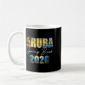 Aruba Spring Break 2026 Summer Vacation Beach Kaffeetasse (Links)