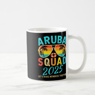 Aruba Squad 2025 Vacation Friends Family Matching  Kaffeetasse