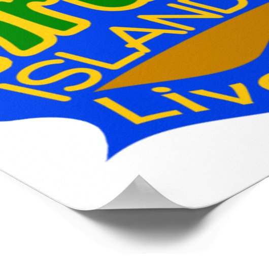 Aruba Staat des Mind Poster (Ecke)