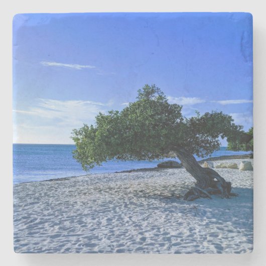 Aruba Stone Untersetzer (Vorderseite)