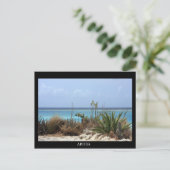Aruba Strand Postkarte (Stehend Vorderseite)