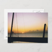Aruba Sunset Postkarte (Vorne/Hinten)