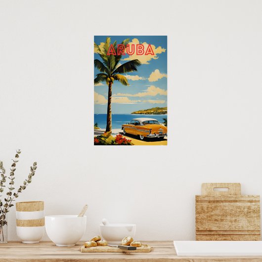 Aruba Travel Poster (Küche)
