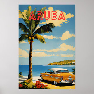 Aruba Travel Poster