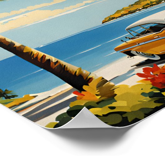 Aruba Travel Poster (Ecke)