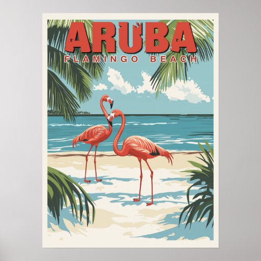 Aruba - Tropisches Paradies Poster (Vorne)