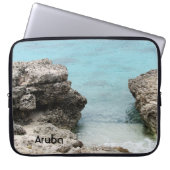 Aruba-Ufer Laptopschutzhülle (Vorderseite)