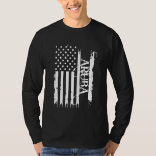 Aruba United Staaten beklagt US-Flagge T-Shirt