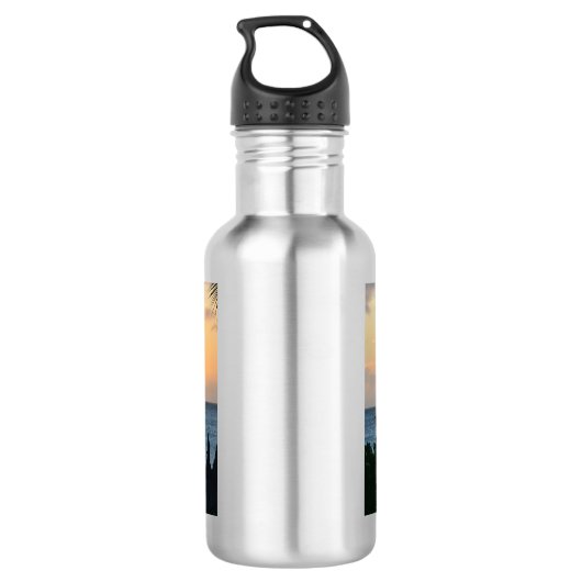 Aruba-untergehende Sonne Trinkflasche (Rückseite)