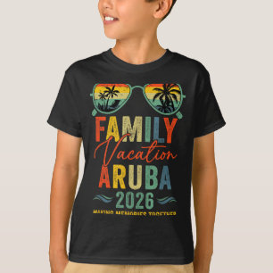 Aruba-Urlaub 2026 passende Familengruppe Sommer  T-Shirt
