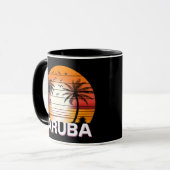 Aruba Vintag Palm Trees Summer Beach Tasse (Vorderseite Links)