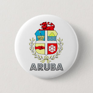 Aruba-Wappen Button