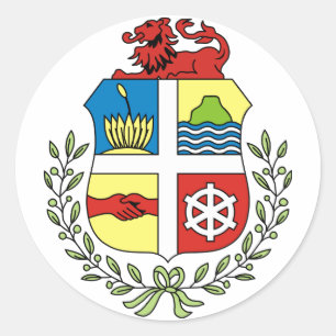 Aruba-Wappen Runder Aufkleber