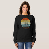 Aruba West Indies Vintag Blueprint Sailboat Vacat Sweatshirt (Vorne ganz)