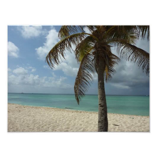 Aruban Beach I Beautiful Nature Szene Fotodruck (Vorne)