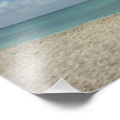 Aruban Beach I Beautiful Nature Szene Fotodruck (Ecke)