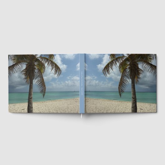 Aruban Beach I Beautiful Nature Szene Gästebuch (Voll)