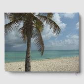 Aruban Beach I Beautiful Nature Szene Gästebuch (Rückseite)