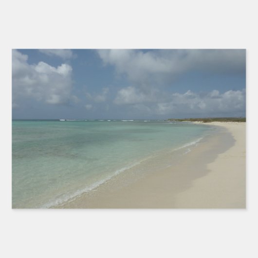 Aruban Beach I Beautiful Nature Szene Geschenkpapier Set (Vorderseite 2)
