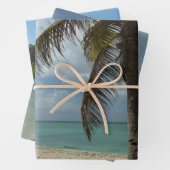Aruban Beach I Beautiful Nature Szene Geschenkpapier Set (Beispiel)