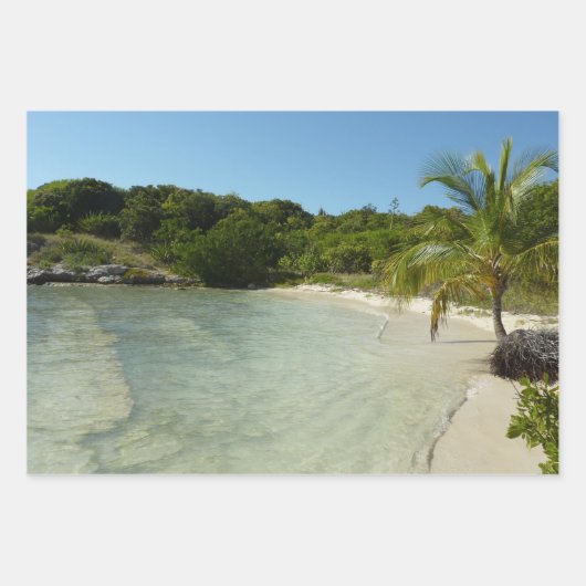 Aruban Beach I Beautiful Nature Szene Geschenkpapier Set (Vorderseite 3)