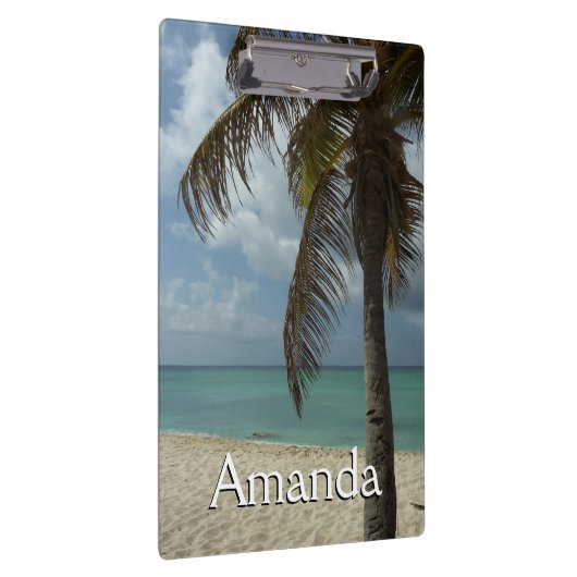 Aruban Beach I Beautiful Nature Szene Klemmbrett (Rechts)